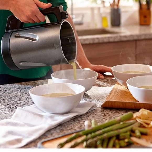 New Philips Viva Collection Soup Smoothie Maker Black Stainless Steel HR2204/70 - Picture 4 of 6